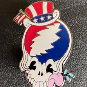 Grateful Dead Official 2015 Fare Thee Well Steal Your Face 50th Tour Pin New!